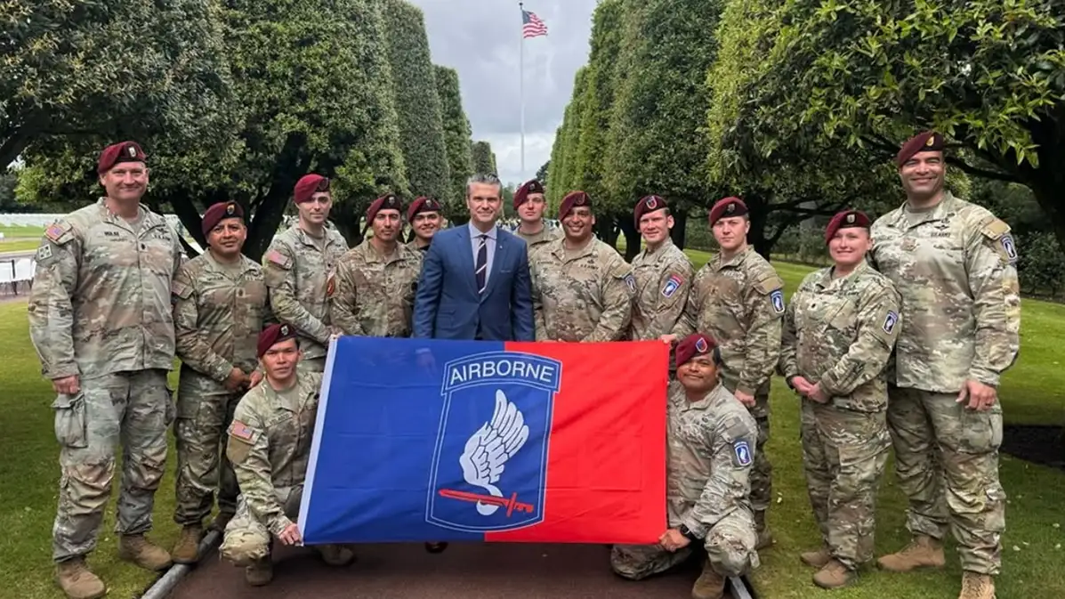 Airborne group photo